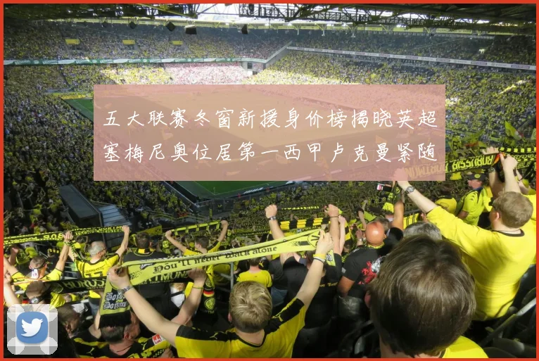 五大联赛冬窗新援身价榜揭晓英超塞梅尼奥位居第一西甲卢克曼紧随其后